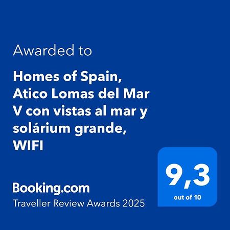 Homes Of Spain, Atico Lomas Del Mar V Con Vistas Al Mar Y Solarium Grande, Wifi Playas de Vera Dış mekan fotoğraf